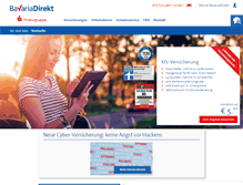 Tablet Screenshot of bavariadirekt.de